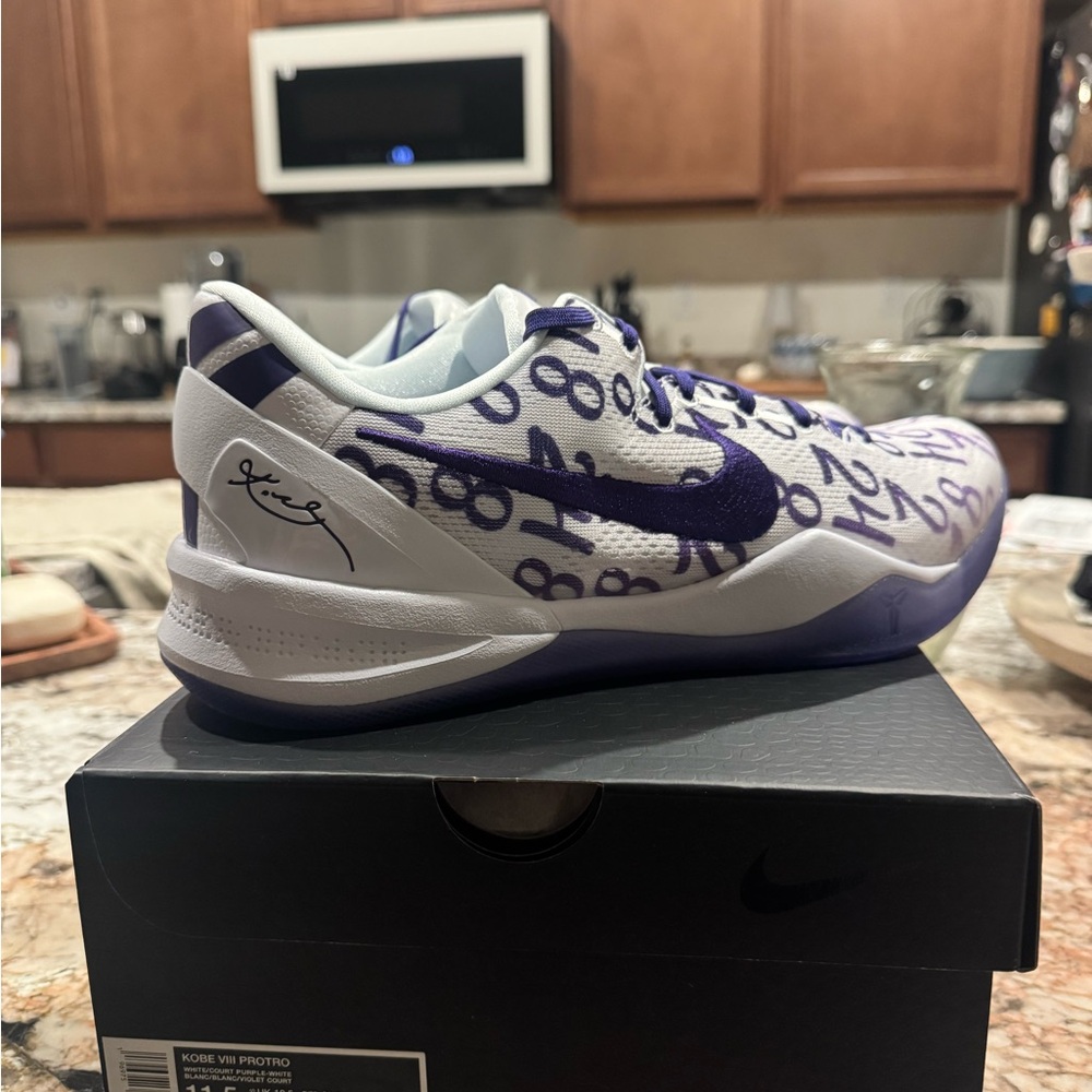 New Nike Kobe 8s - White and Purple